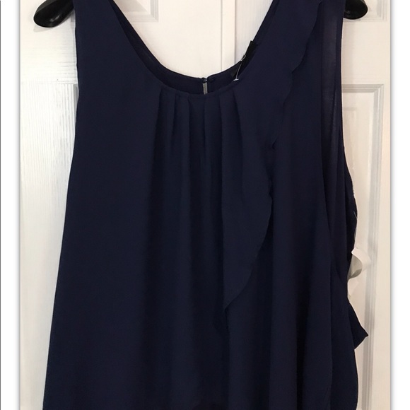 BNWT Chelsea Studio Navy Blue Jumpsuit 3X - Picture 2 of 7
